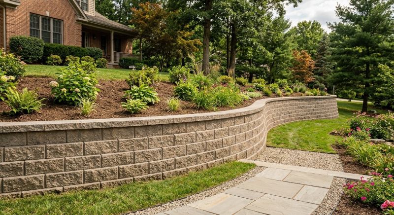 Block Retaining Wall Installation in Orlando, FL
