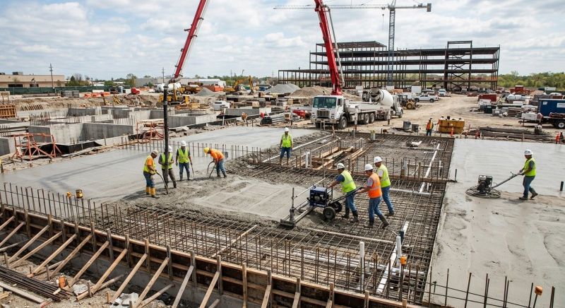 Commercial Slab Construction in Alexandria, VA