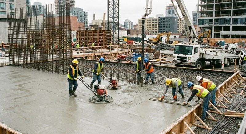 Commercial Slab Construction in Staten Island, NY