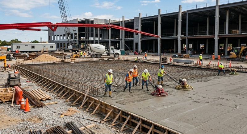 Commercial Slab Installation in Lakeland, FL
