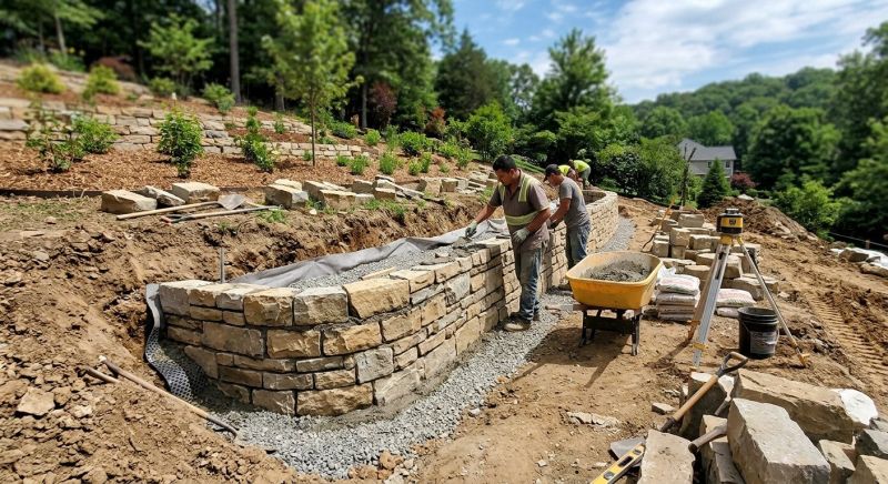 Landscape Wall Construction in Kissimmee, FL