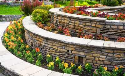 Landscape Wall Construction in Orlando, FL