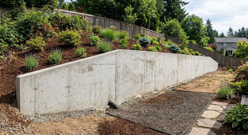Retention Wall Construction in Deland, FL