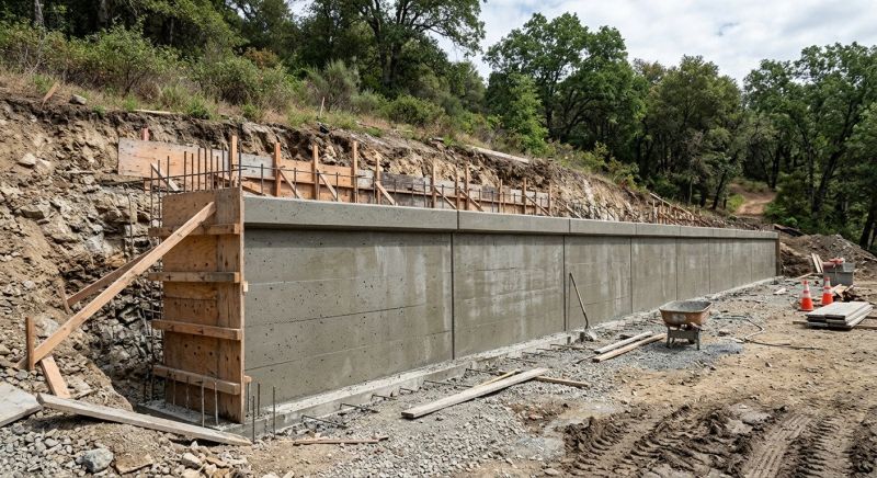Retention Wall Construction in Clermont, FL