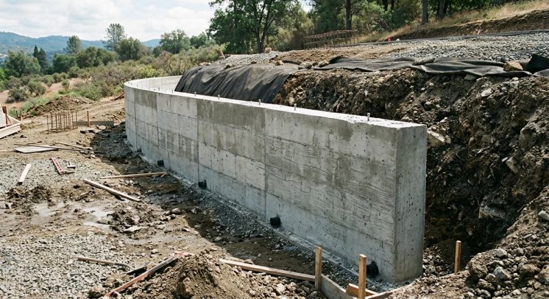Retention Wall Installation in Daytona Beach, FL