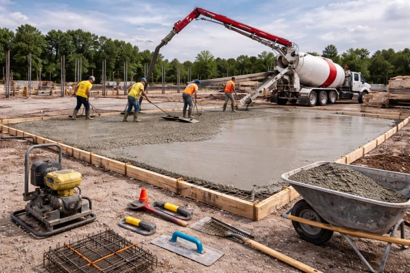 Commercial Slab Construction in Fort Wayne, IN