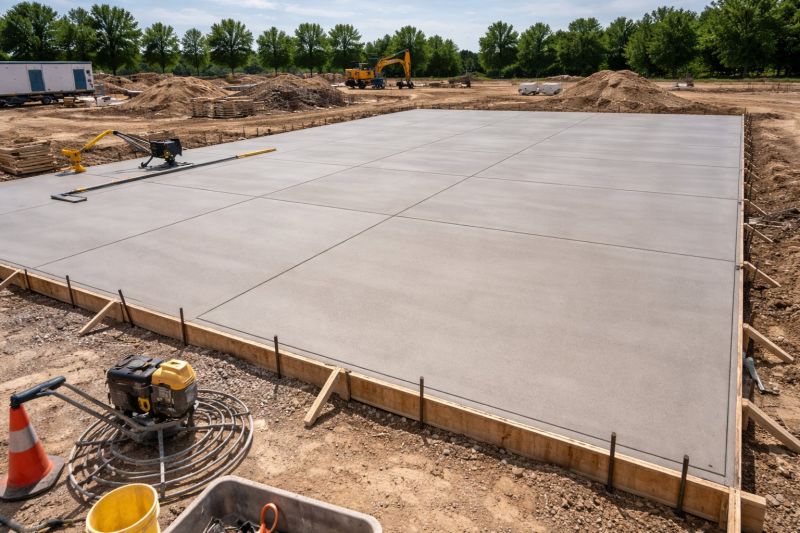 Commercial Slab Installation in Greenville, SC