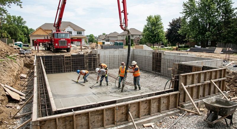 Concrete Basement Pouring in Greenville, SC
