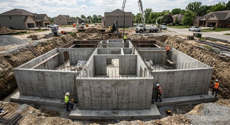 Concrete Foundation Installation in Fort Wayne, IN
