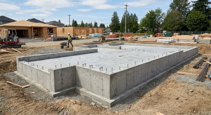 Concrete Foundation Pouring in Fredericksburg, VA