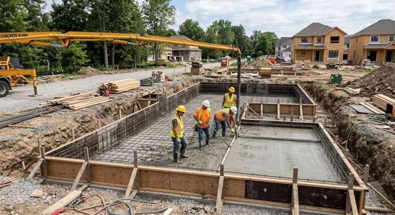 Foundation Construction in Fredericksburg, VA