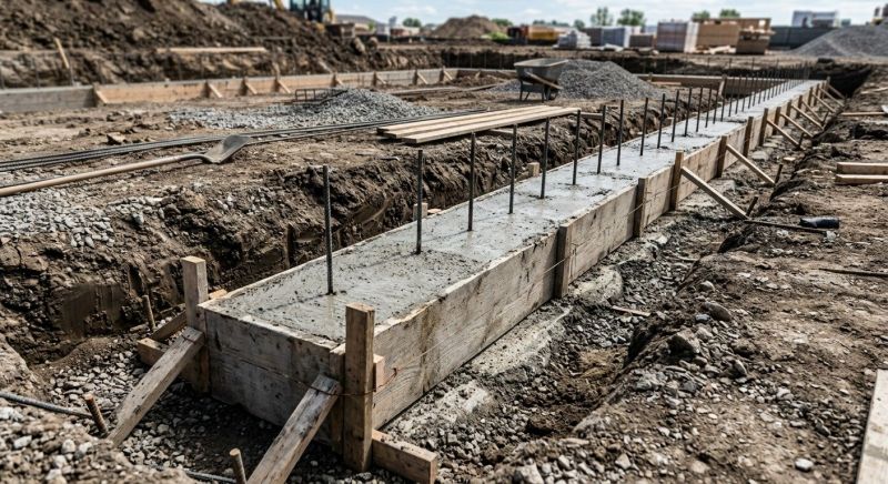 Foundation Footer Installation in Fort Worth, TX