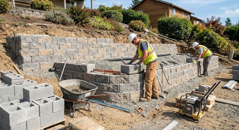 Hardscape Wall Construction in Tampa, FL