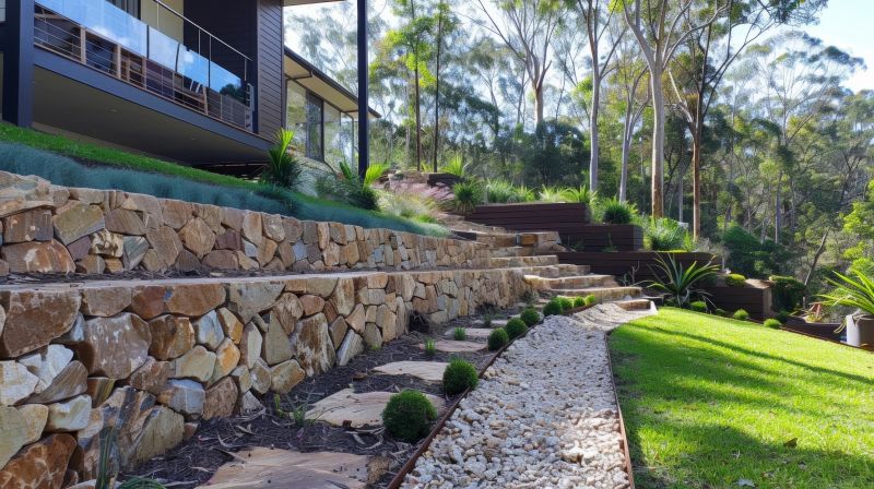 Landscape Wall Construction in Aiken, SC
