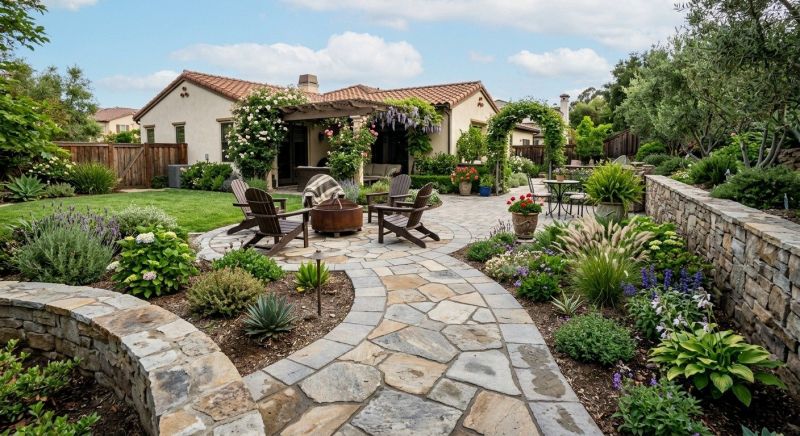 Limestone Patio Installation in Fairfield County, CT