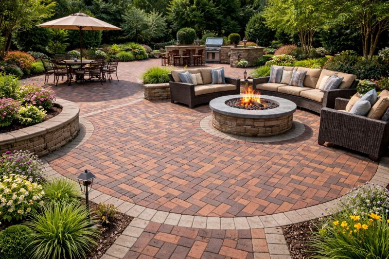 Patio Brick Installation in Boston, MA