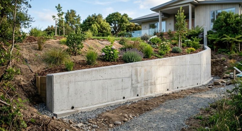 Retaining Wall Installation in Aiken, SC